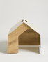 Hanah Home Casa para Mascotas Crema 50x50x50 cm